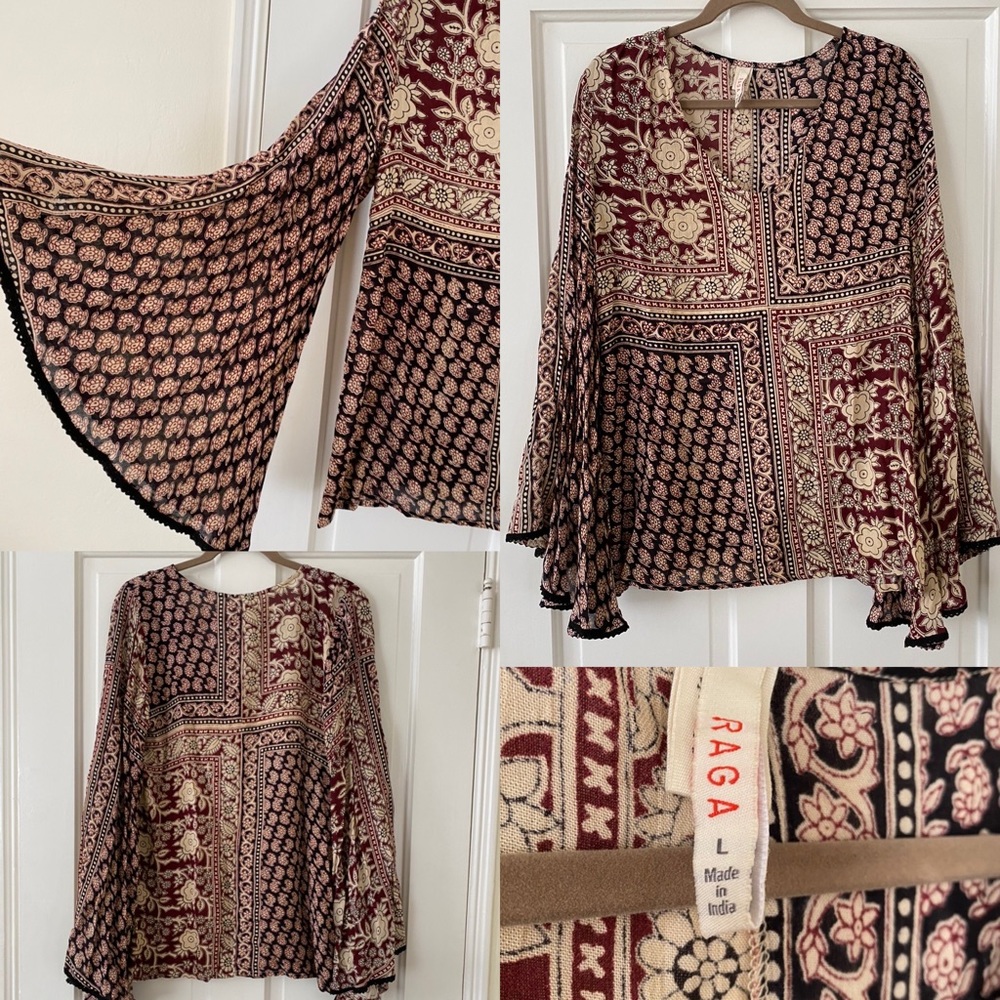 Raga Bell-sleeved Blouse